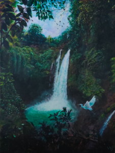 Waterfall, Acrylic, 2019