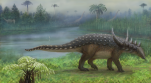 Sauropelta from Cretaceous Cloverly formation., Digital, Feb 2024