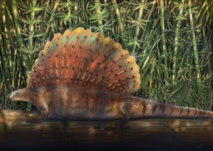 Edaphosaurus from Permian, Digital Art, Sketchbookpro, Sep 2024